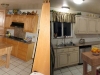 Refinished Cabinets - Before and After