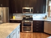 Oak cabinets refinished Park City Dark