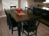 Alder dining set antiqued black